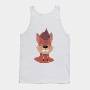 Anthro fox face Tank Top